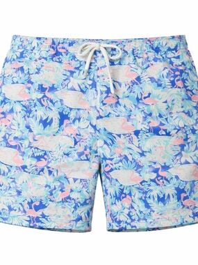 Members Mark Mens Size Large Summer Resort Built-In Liner Swim Trunk 8 In Inseam